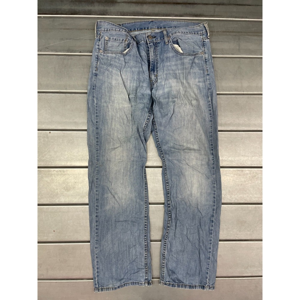 Levis 559‎ Jeans Mens 36x32 Blue Light/Medium Wash Relaxed Fit 100% Cotton